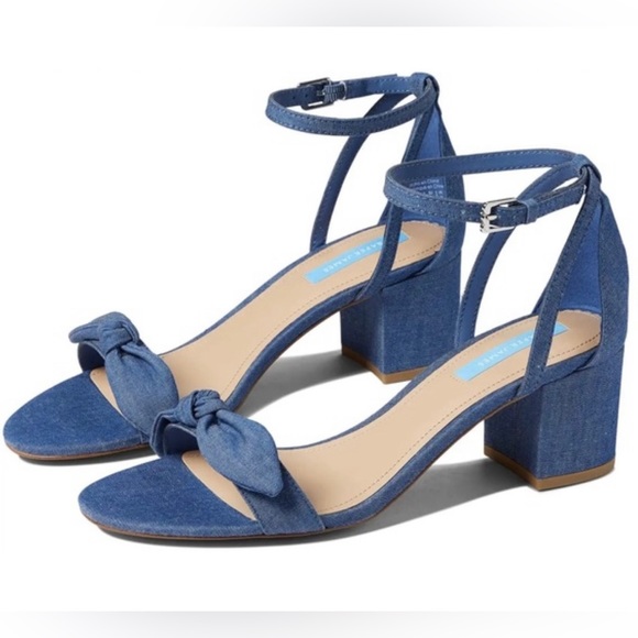 Women’s Draper James Preston Sandals in Dark Wash - Picture 3 of 11